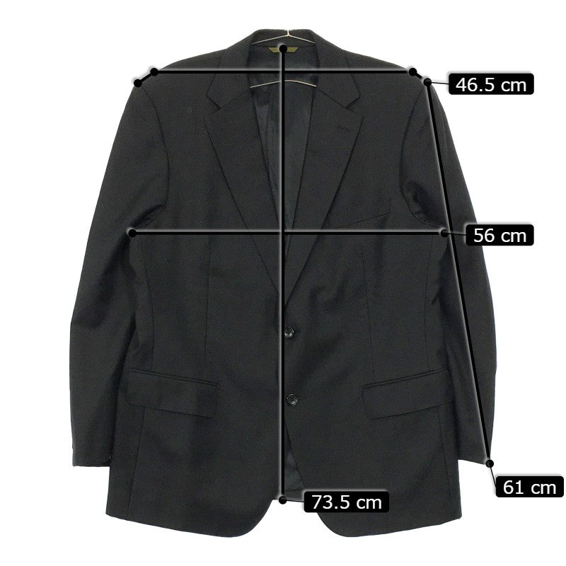 【29890】 Durban ダーバン ジャケット ブラック サイズXL相当 フォーマル ビジネスシーン スタイリッシュ 紳士的 かっこいい メンズ