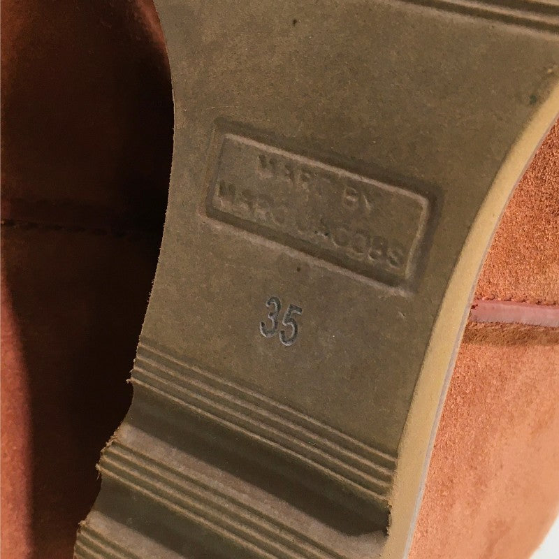 【29927】 MARC BY MARC JACOBS マークバイマークジェイコブス ブーツ 靴 サイズ35 ブラウン 22.5cm インヒール ロングブーツ レディース