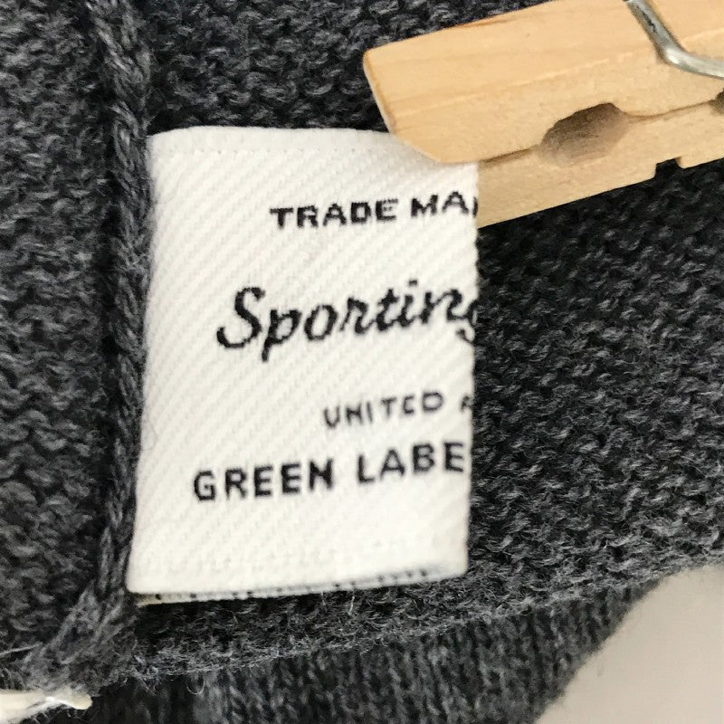 【30007】 green label relaxing グリーンレーベルリラクシング セーター グレー サイズS相当 レイヤード カジュアル レディース