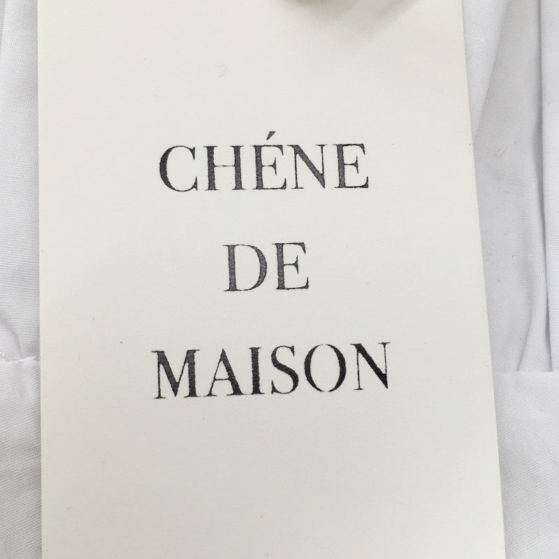 【30173】 新古品 CHENE DE MAISON シェヌデメゾン キャミソール ホワイト サイズXS相当 オシャレ 清涼感 明るい 爽やか レディース