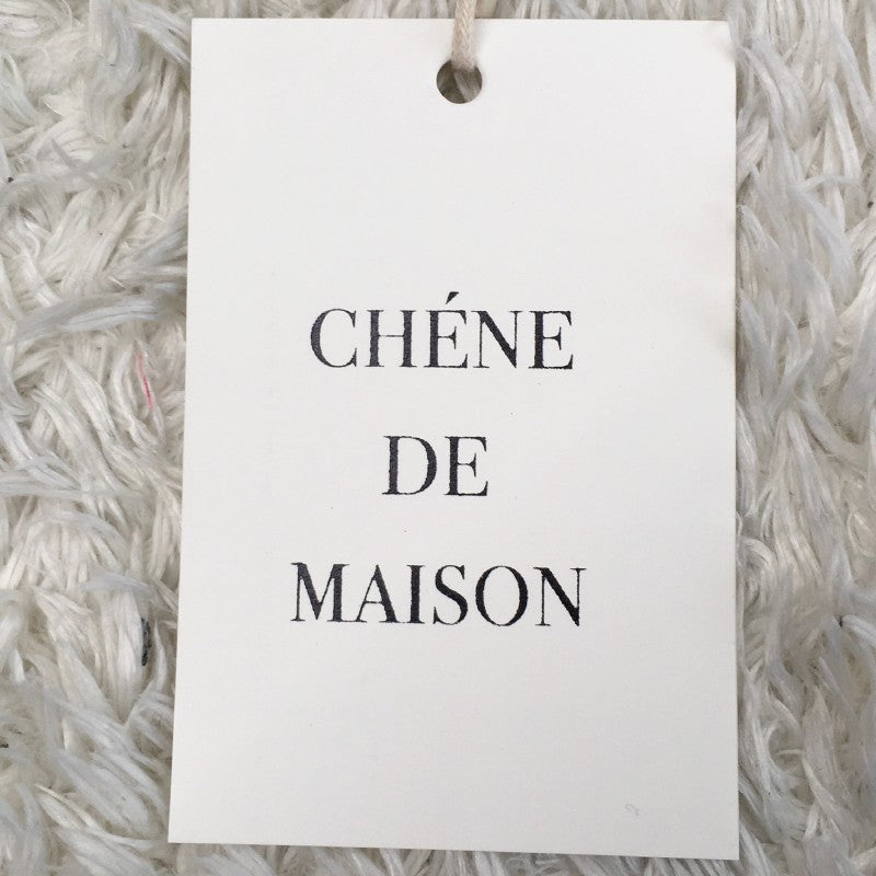 【30204】 新古品 CHENE DE MAISON シェヌデメゾン キャミソール ホワイト サイズM相当 シンプル 可愛い おしゃれ ファスナー レディース