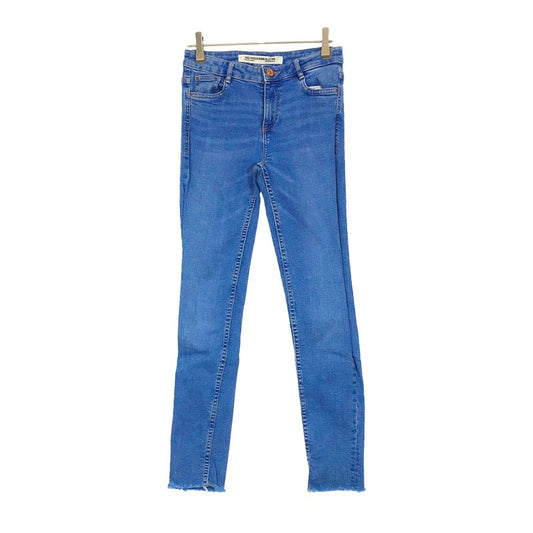 【30312】 ZARA TRAFALUCDENIM COLLECTION デニム ジーンズ ジーパン サイズUSA04 ブルー サイズM相当 かっこいい カジュアル レディース