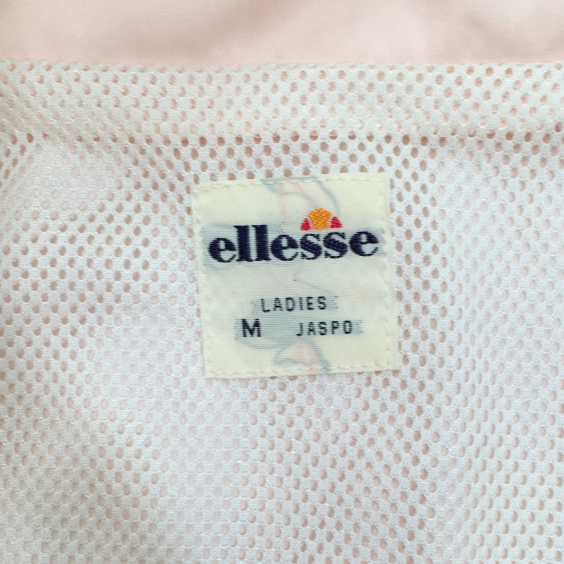 【30378】 ellesse エレッセ ベスト サイズM ピンク カジュアル シンプル 胸ロゴ入り スポーティー メッシュ レディース
