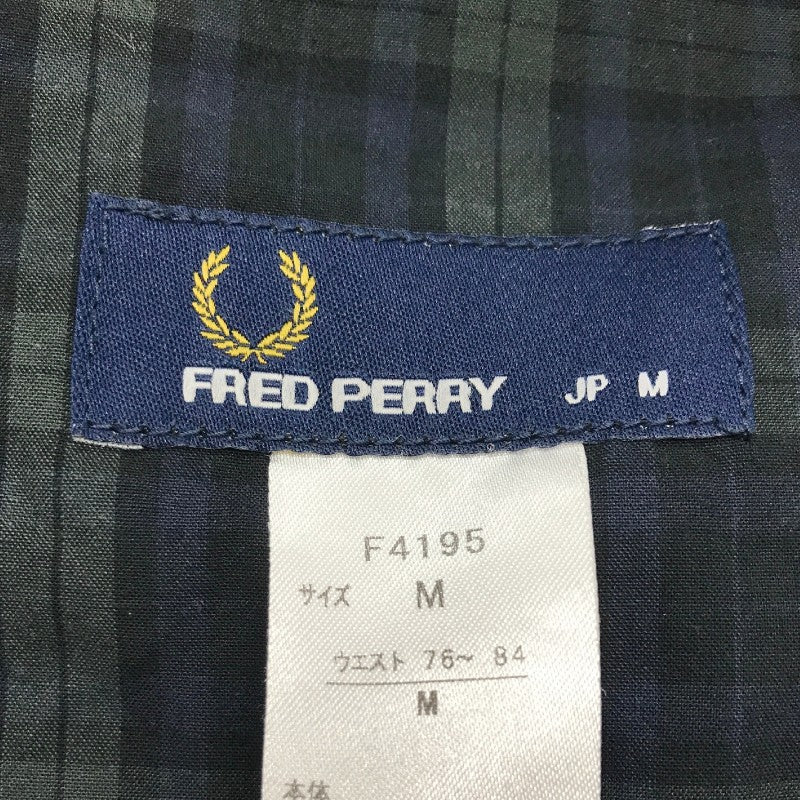 【30601】 FRED PERRY フレッドペリー ボトムス サイズM ブラック シンプル 無地 フォーマル オフィス ビジネス かっこいい メンズ