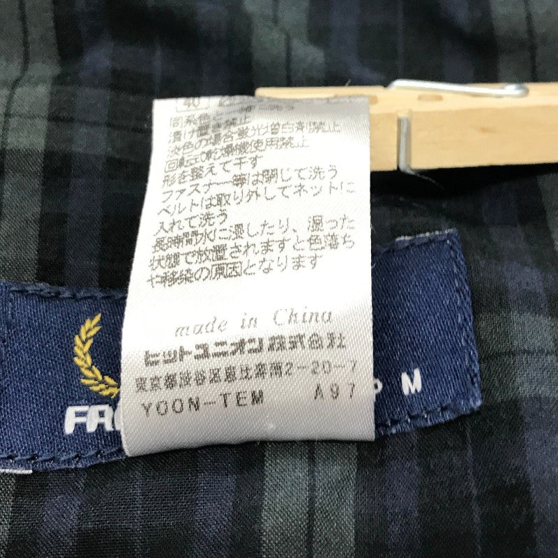 【30601】 FRED PERRY フレッドペリー ボトムス サイズM ブラック シンプル 無地 フォーマル オフィス ビジネス かっこいい メンズ