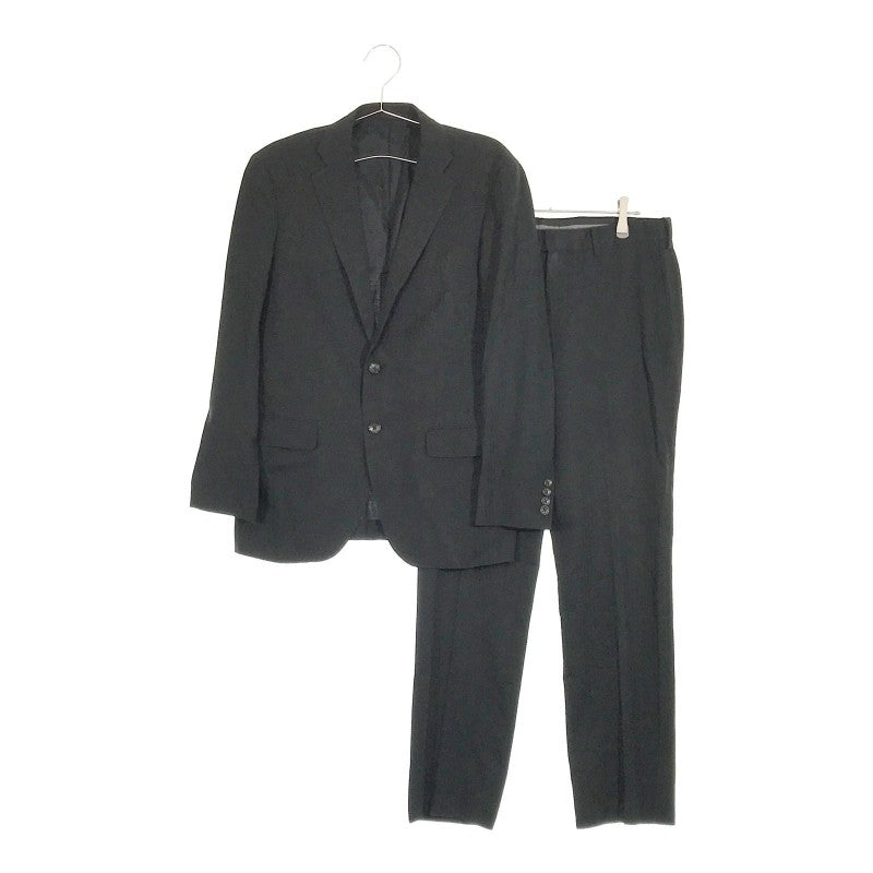 【30634】 VISARUNO ビサルノ スーツ サイズ170‐A / 約M ブラック シンプル かっこいい フォーマル スタイリッシュ メンズ