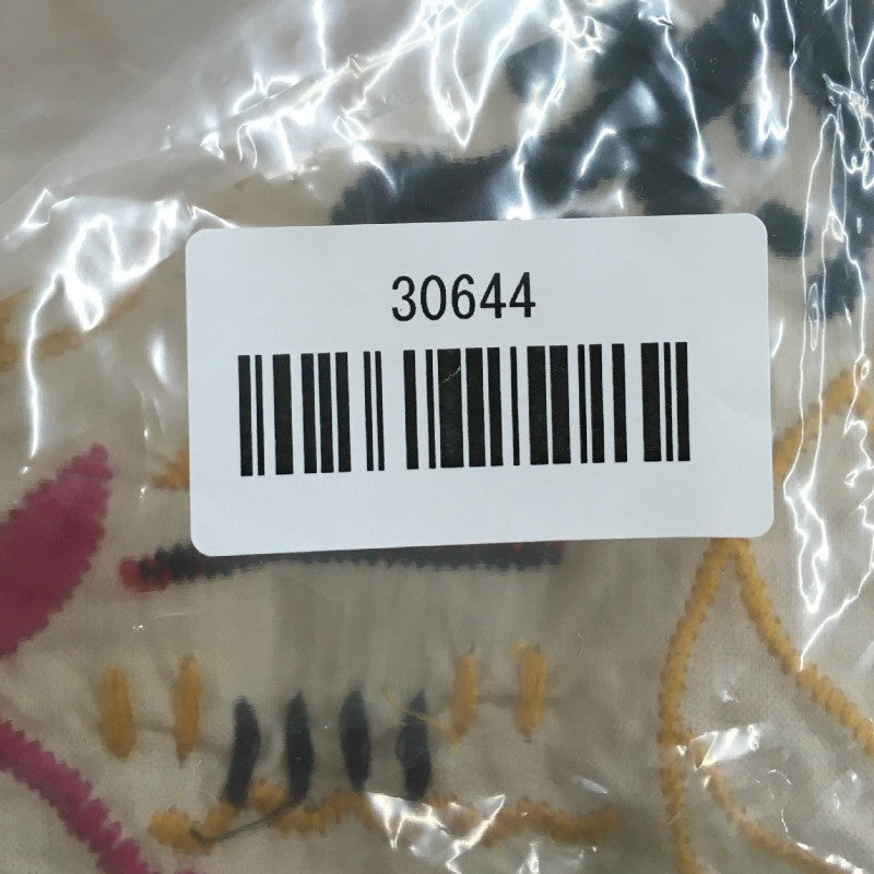 【30644】 Jocomomola ホコモモラ ミニワンピース サイズ40 ベージュ サイズM相当 柄入り 刺繍入り 可愛い 着やすい レディース