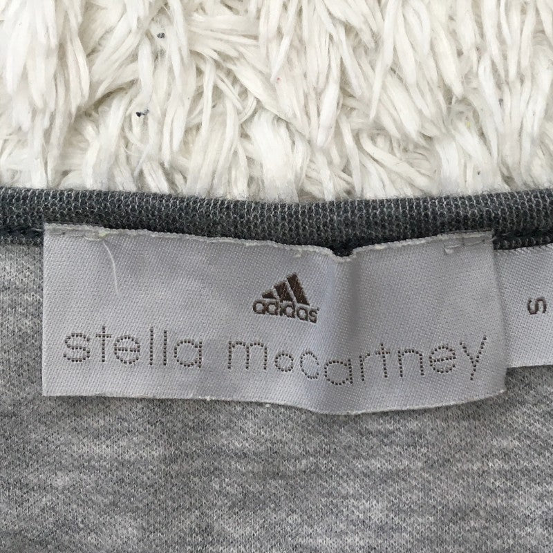 【30687】 adidas by Stella McCartney アディダスバイステラマッカートニー 半袖シャツ サイズS グレー スポーティー 無地 レディース