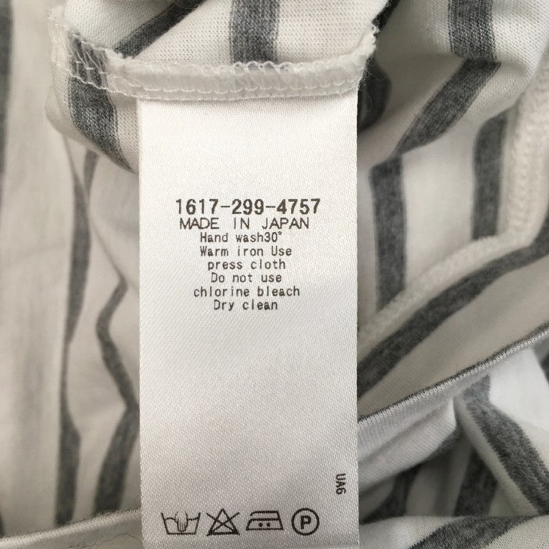 【30761】 BEAUTY&YOUTH UNITED ARROWS ビューティアンドユースユナイテッドアローズ 半袖Tシャツ カットソー ホワイト 横縞 レディース