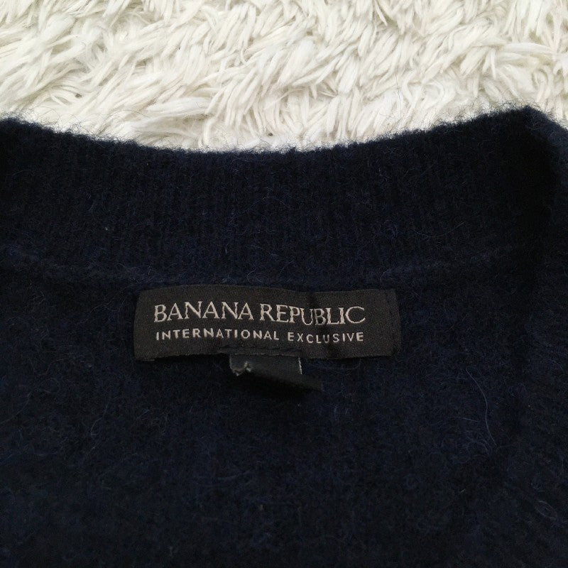 【30795】 Banana Republic バナナリパブリック カーディガン サイズXS / 約XS(SS) ブラック オシャレなボタン シンプル レディース