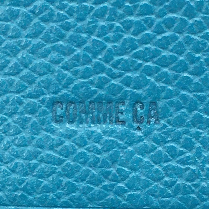 【30966】 新古品 COMME CA コムサ 財布 グリーン 長財布 箱つき シンプル 使いやすい 男女兼用 大人っぽい カード入れ レディース