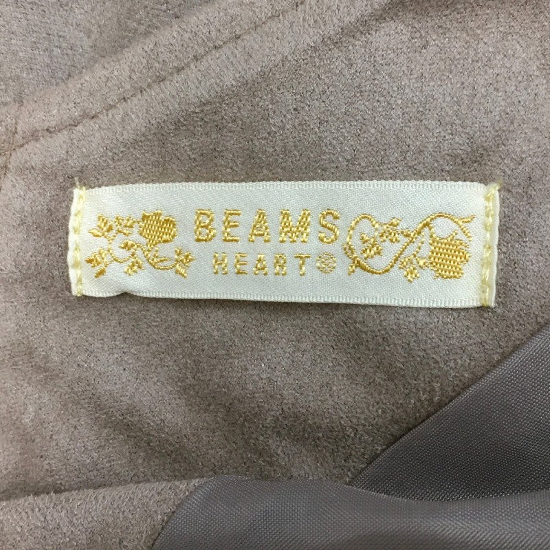 【31031】 BEAMS HEART ビームスハート ワンピース ベージュ ゆったり オシャレ Mサイズ相当 リボン カジュアル レディース