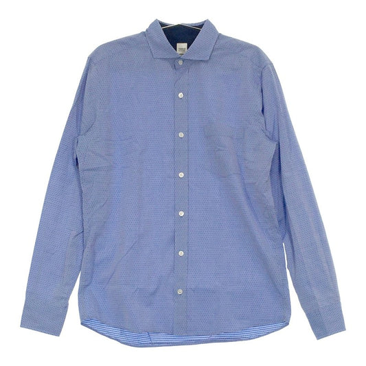 【31105】 TAKEO KIKUCHI タケオキクチ 長袖シャツ サイズ3 / 約XL(LL) ブルー フォーマル シンプル オシャレ 襟 ボタン 胸ポケット メンズ