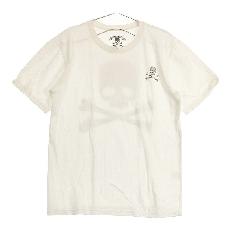 【31210】 ROEN ロエン 半袖Tシャツ カットソー サイズXL ホワイト オシャレ シンプル ドクロ 清涼感 かっこいい メンズ