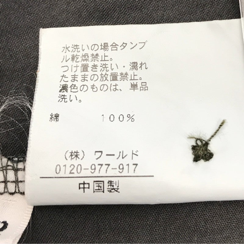 【31232】 TAKEO KIKUCHI Escape タケオキクチエスケープ 半袖シャツ サイズ2 / 約M ブラック シンプル スタイリッシュ 無地 メンズ