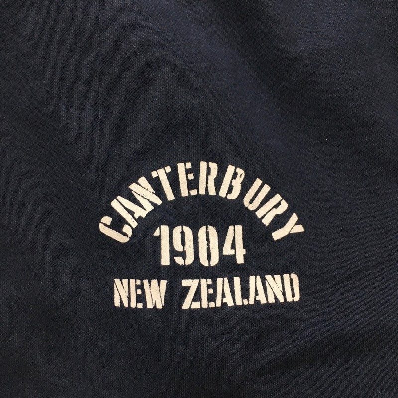 【31248】 canterbury カンタベリー 半袖Tシャツ カットソー サイズXL ネイビー 胸元のロゴマーク シンプル オシャレ メンズ