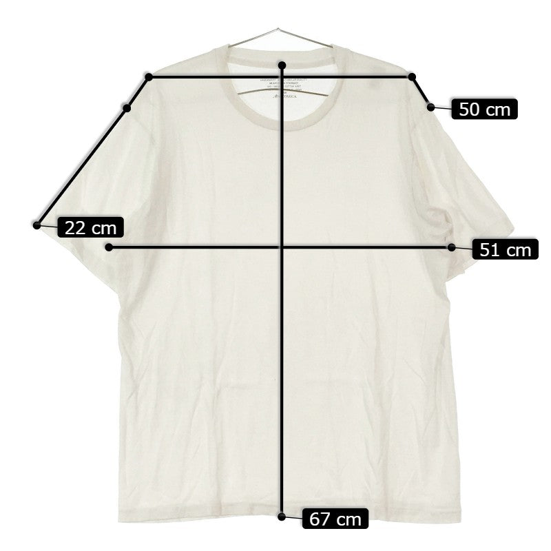 【31251】 ANATOMICA アナトミカ 半袖Tシャツ カットソー サイズLARGE(42) / 約L ホワイト コットン100% 日本製 清涼感 無地 メンズ