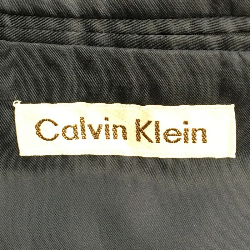 【31283】 Calvin Klein カルバンクライン テーラードジャケット サイズL ネイビー ダブル クラシック 洗練 フォーマルシーン メンズ