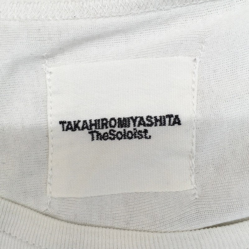 【31339】 TAKAHIRO MIYASHITA The SoloIst. タカヒロミヤシタザソロイスト 長袖Tシャツ ロンT カットソー サイズ46 / 約M ホワイト メンズ