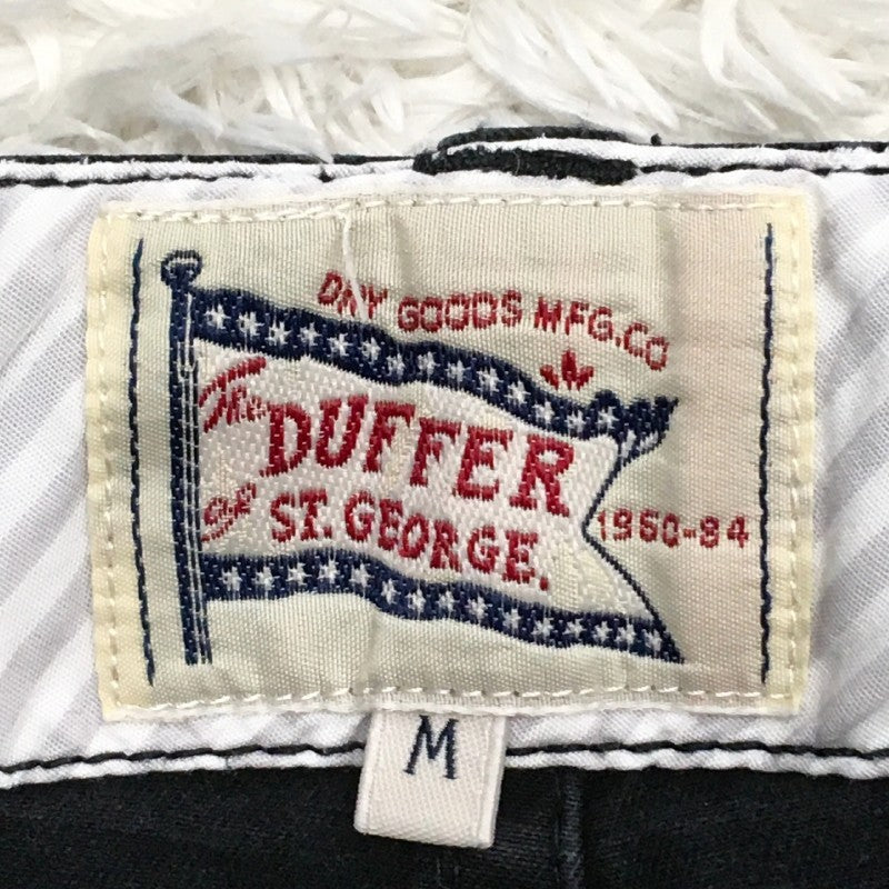 【31526】 The DUFFER of ST.GEORGE ザダファーオブセントジョージ ボトムス サイズM ブラック シンプル カジュアルパンツ メンズ