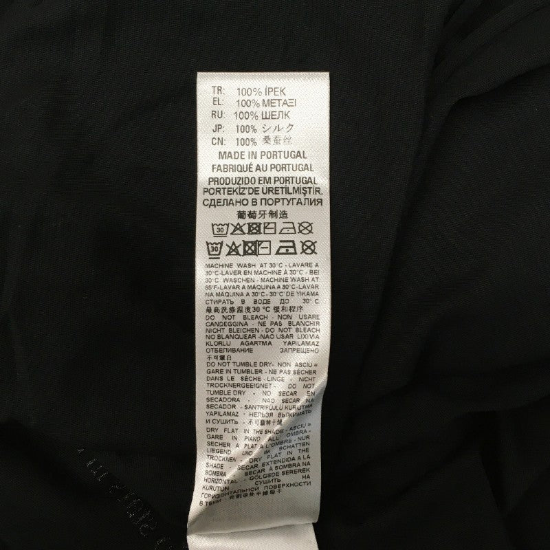 【31527】 新古品 DIESEL ディーゼル 七分袖Tシャツ カットソー サイズXXS ブラック グラフィック プリント カットオフ レディース
