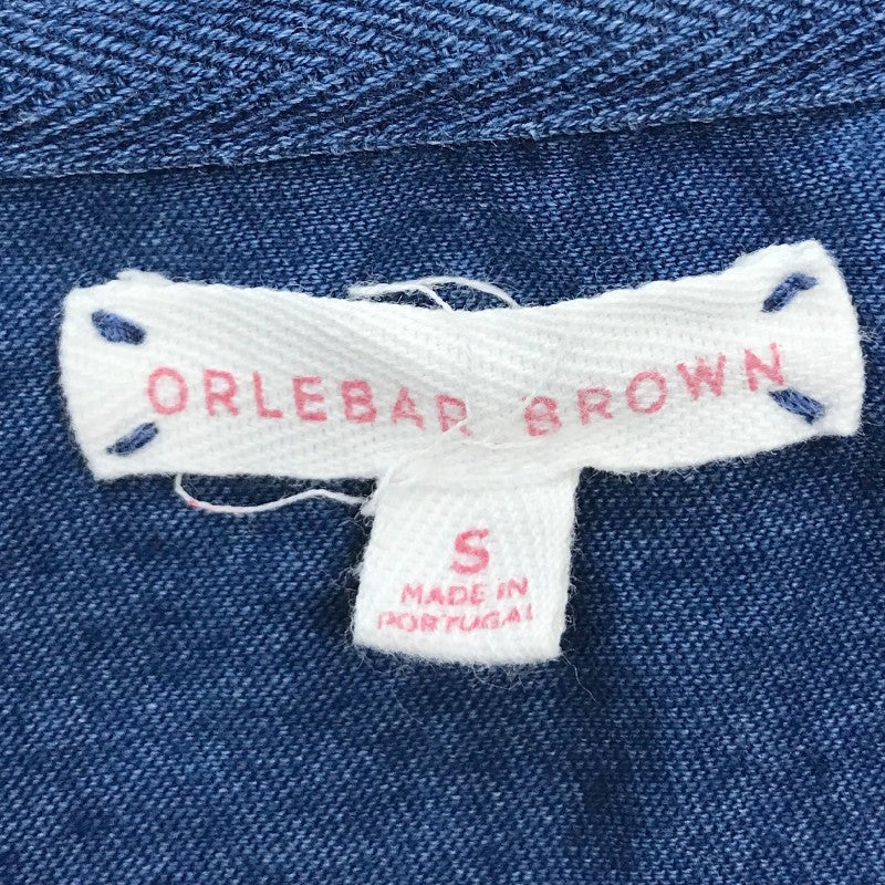 【31591】 ORLEBAR BROWN オールバーブラウン 半袖Tシャツ カットソー サイズS ネイビー シンプル オシャレ メンズ