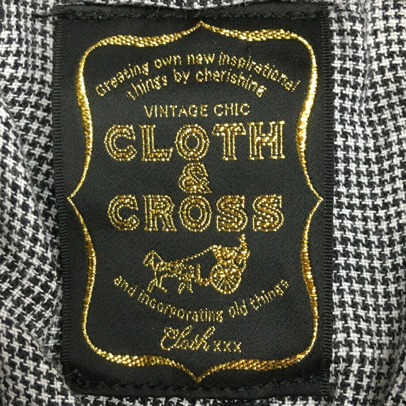 【31618】 CLOTH&CROSS クロスアンドクロス ワイドパンツ ブラック サイズL相当 オシャレ ゆったり シンプル カジュアル レディース