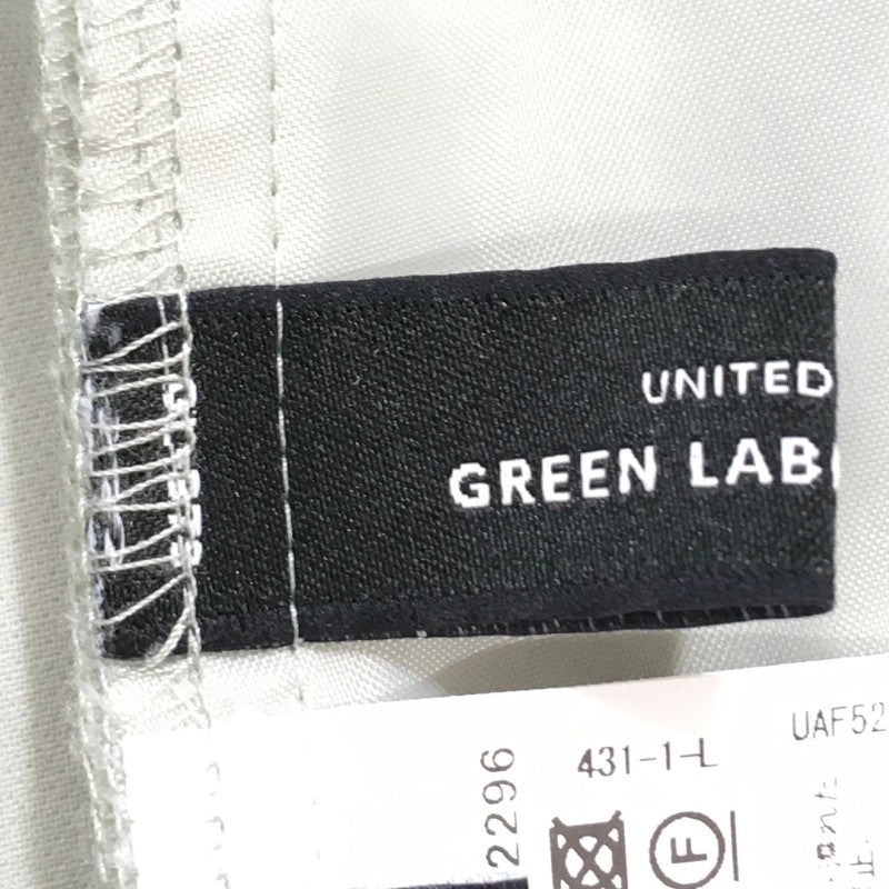【31620】 green label relaxing グリーンレーベルリラクシング スラックス サイズ38 / 約M グリーン シンプル オシャレ レディース