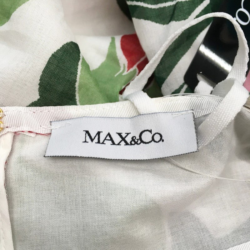 【31920】 新古品 MAX&Co. マックスアンドコー ロングワンピース サイズ38 / 約M ピンク 花柄 キャミワンピース オシャレ レディース