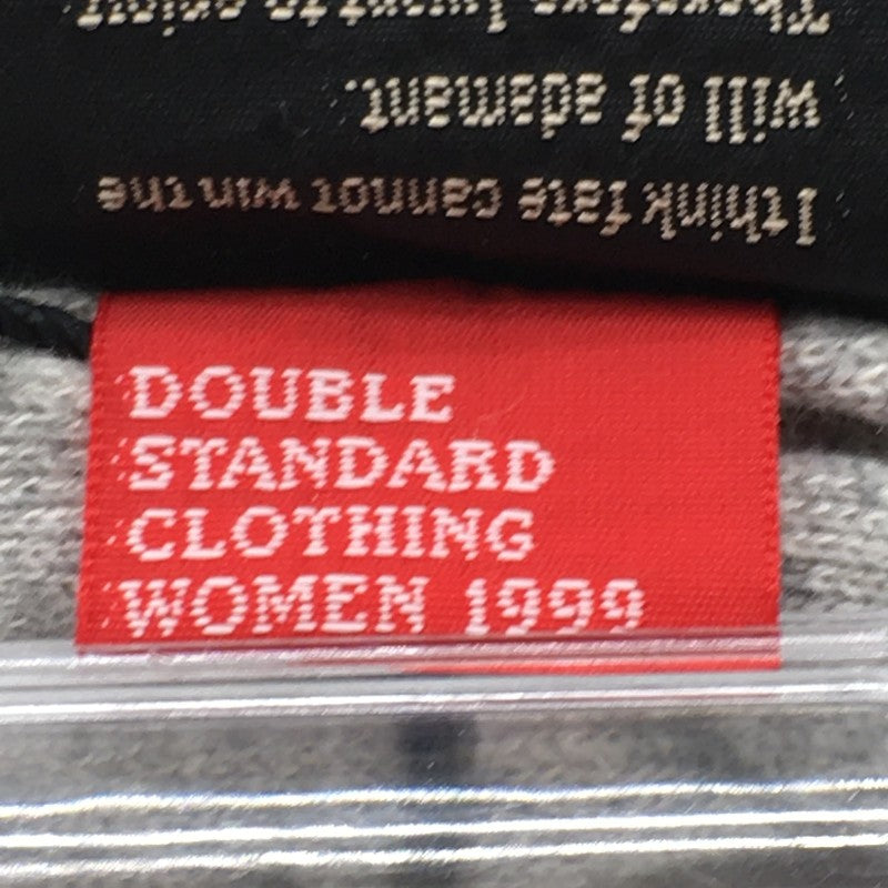 【31996】 新古品 DOUBLE STANDARD CLOTHING ダブルスタンダードクロージング サイズF グレー オシャレ レディース 定価7500円