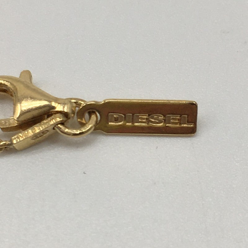 【32013】 新古品 DIESEL ディーゼル ネックレス ゴールド ピザモチーフ チェーンネックレス アクセサリー 真鍮製 オシャレ レディース