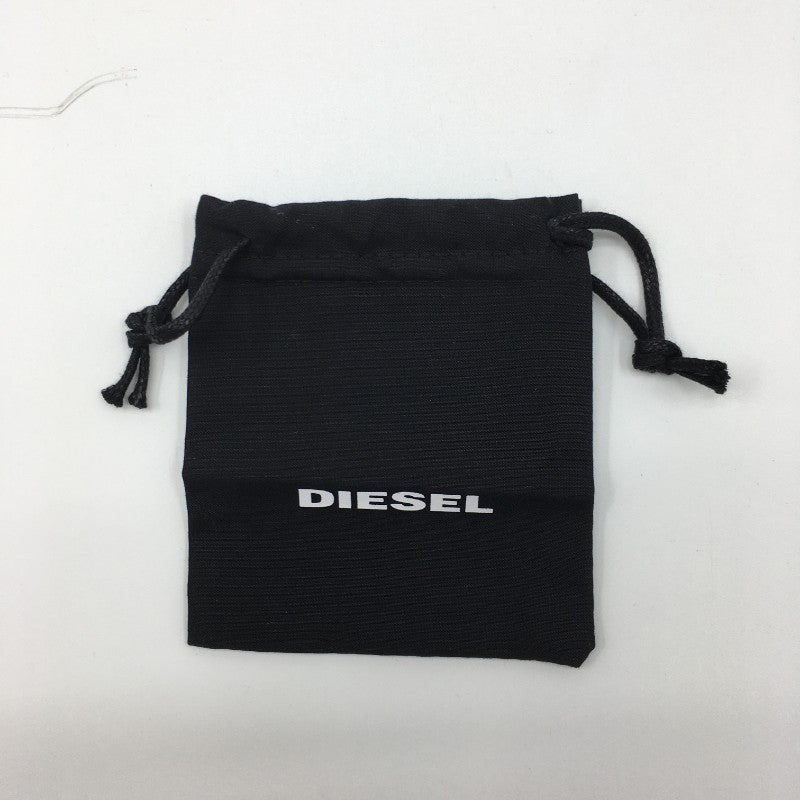 【32082】 新古品 DIESEL ディーゼル ゴールド サイズ12号相当 チャームリング 2連リング 指輪 ピザ フォーク アクセサリー レディース