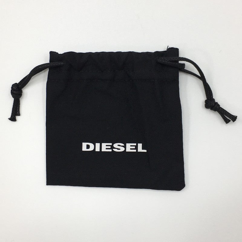 【32146】 新古品 DIESEL ディーゼル ネックレス ゴールド フォーク チャーム ブランド プレート おしゃれ レディース