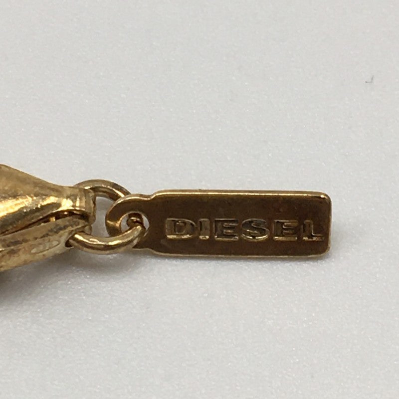 【32162】 新古品 DIESEL ディーゼル ネックレス ゴールド フォークモチーフ シンプル 個性的 ワンポイント かわいい レディース