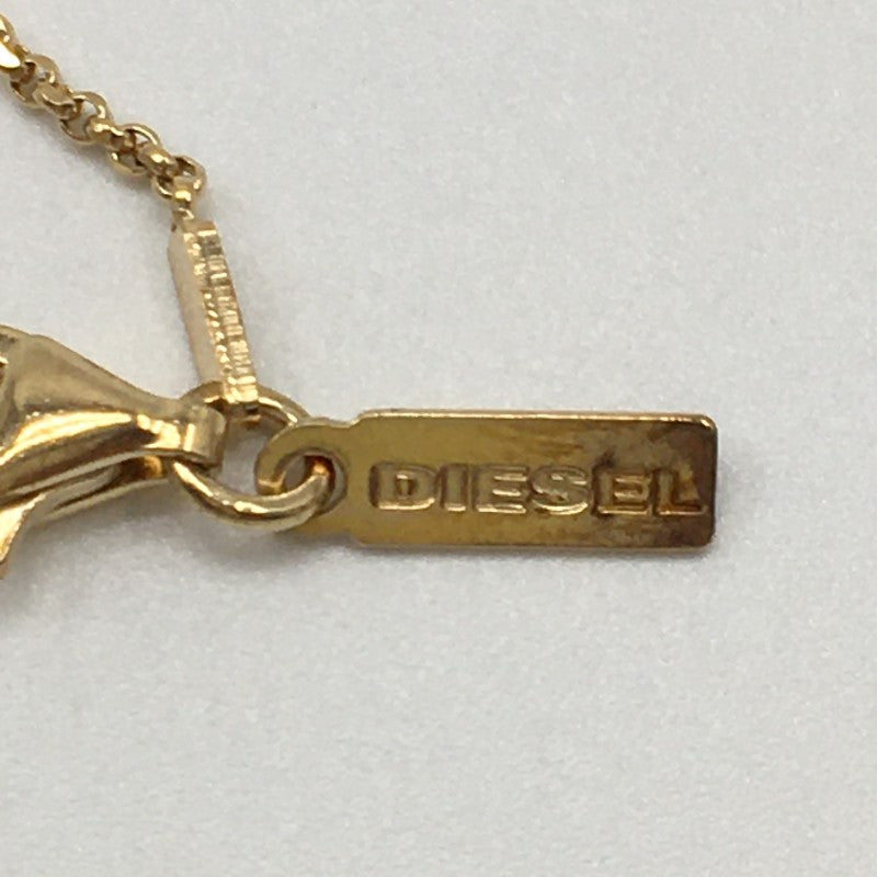 【32274】 新古品 DIESEL ディーゼル ネックレス ゴールド フォークデザイン シンプル チェーン 装飾品 アクセサリー レディース