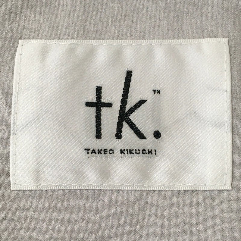 【32524】 新古品 TAKEO KIKUCHI タケオキクチ テーラードジャケット サイズ02 / 約M グレー 無地 シンプル メンズ 定価12000円