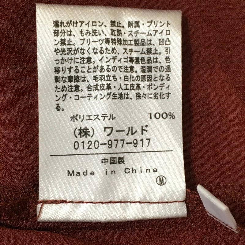 【32534】 新古品 TAKEO KIKUCHI タケオキクチ テーラードジャケット サイズS レンガ シアー感 羽織り オーバーサイズ メンズ 定価12000円