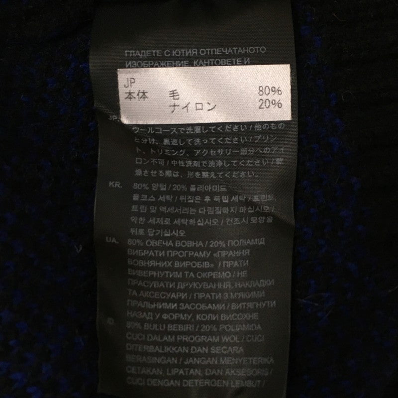 【32660】 新古品 G-STAR RAW ジースターロゥ ニット サイズXS ブルー セーター ミドルゲージ ジャガード柄 ラウンドネック 暖かい メンズ