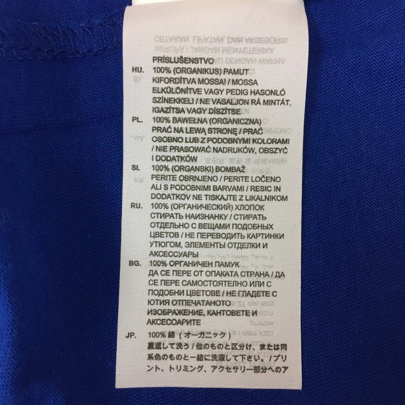 【32750】 新古品 G-STAR RAW ジースターロゥ 半袖Tシャツ カットソー サイズXS ブルー 丸首 スポーツ ロゴ入り オシャレ メンズ