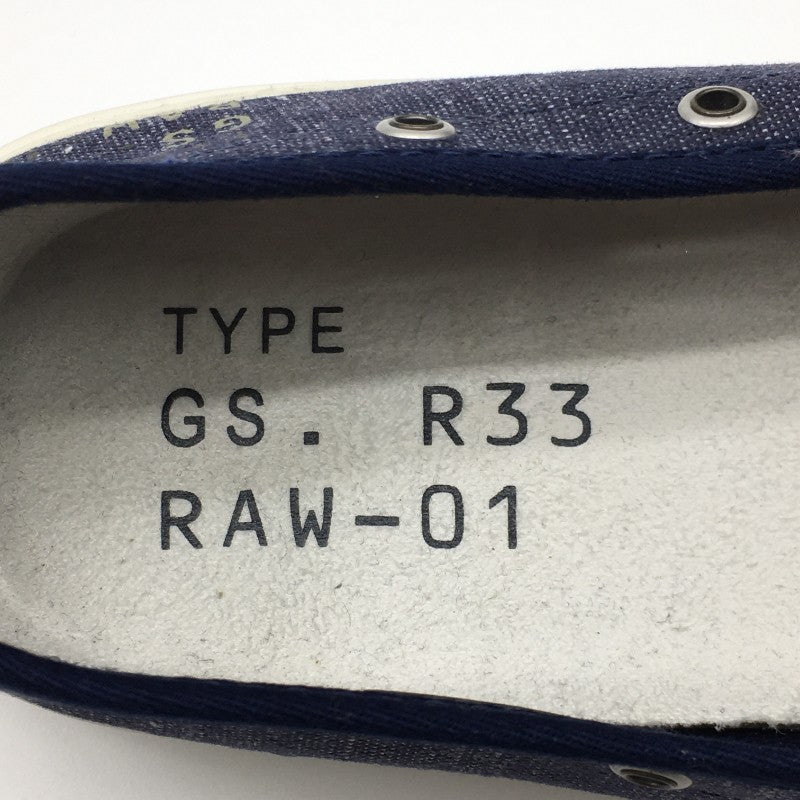 【32871】 新古品 G-STAR RAW ジースターロゥ スニーカー 靴 サイズ37 ブルー サイズ23.5cm相当 スリッポン シューズ 可愛い レディース