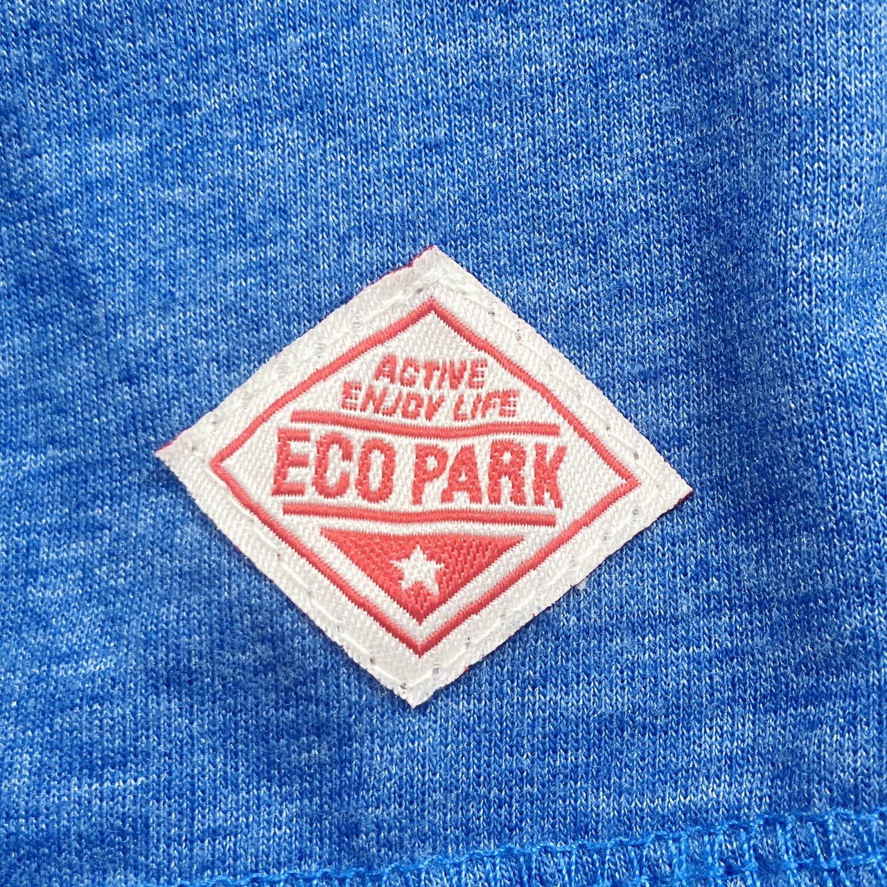 【27400】 ECOPARKBOYS エコパークボーイズ ボトムス サイズ140 ブルー カジュアルパンツ 無地 シンプル ウエストゴム ロゴ キッズ