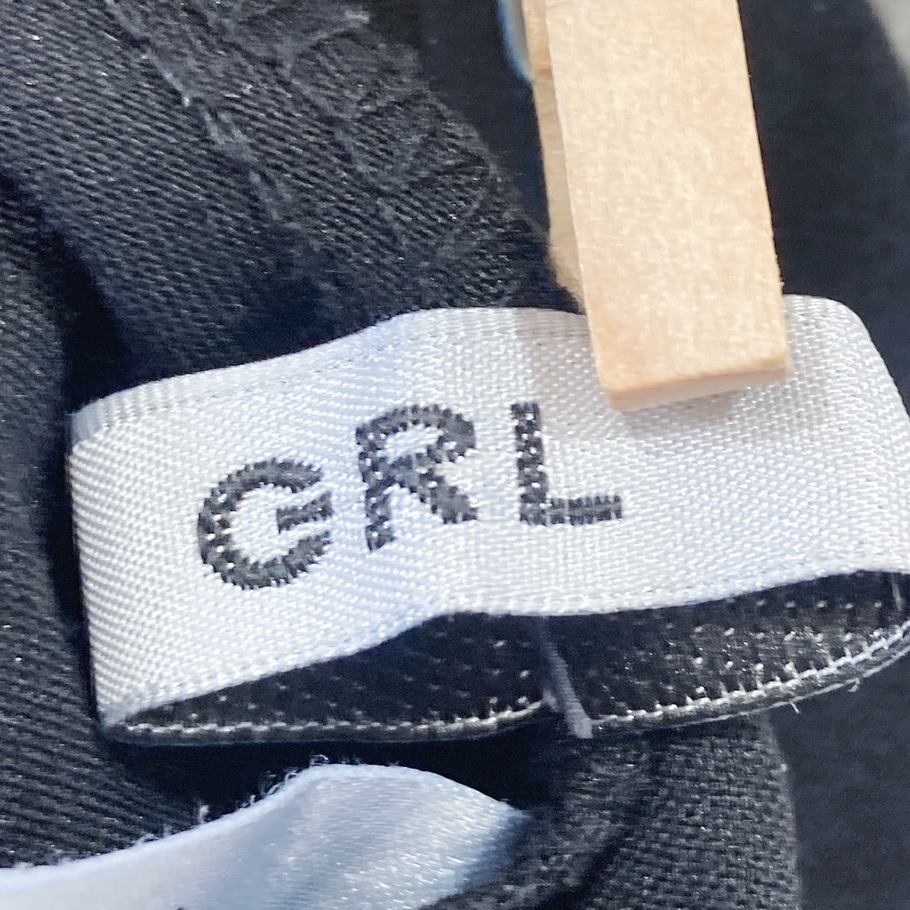 【27450】 GRL グレイル ワイドパンツ サイズM ブラック ベルト付き ウエストゴム ポケット 無地 シンプル タック レディース