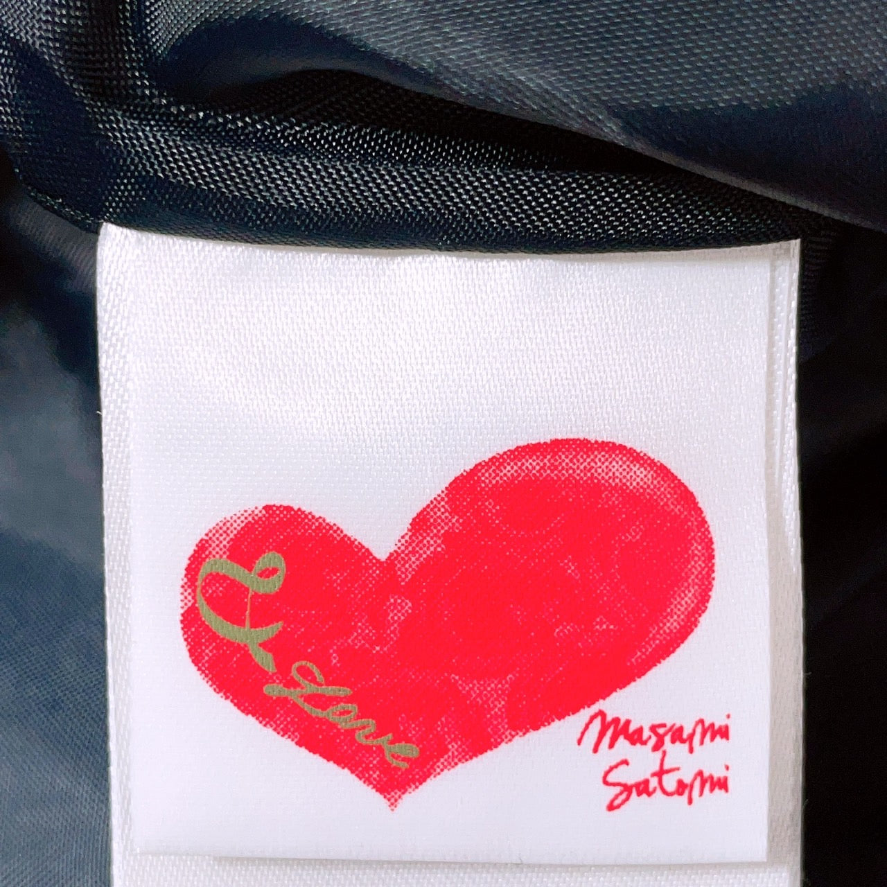 【27236】 &Love masami satomi アンドラブ マサミサトミ ダウンジャケット サイズM ダークネイビー フード ジップアップ レディース