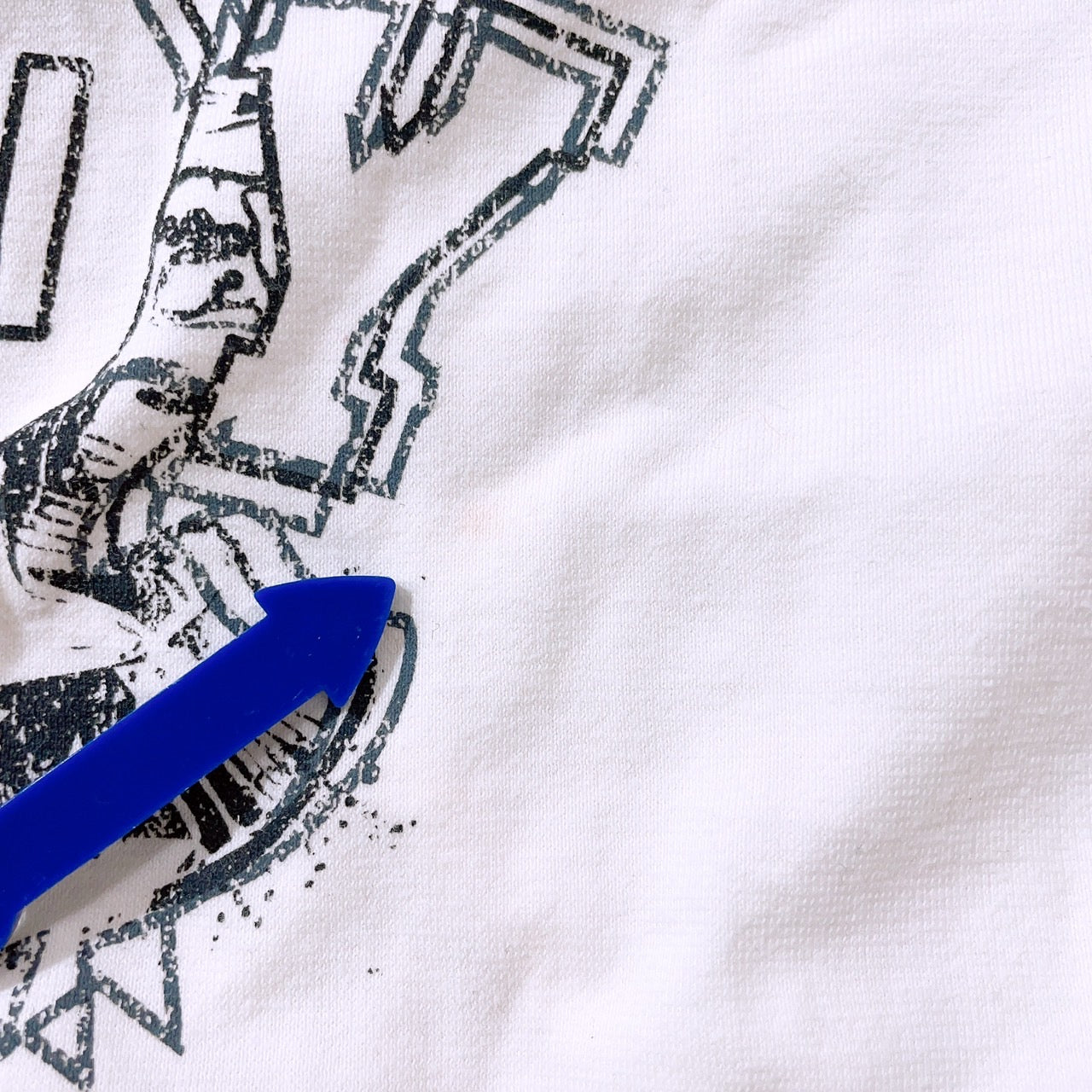 【25573】 七分袖シャツ サイズM ベージュ GOVリテイリング カジュアルシャツ プリントシャツ ハーフボタン 丸ネック ドクロ メンズ